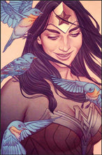 Load image into Gallery viewer, Wonder Woman by Jenny Frison FRAMED 12x16 Art Print DC Comics Poster
