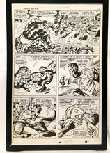 Load image into Gallery viewer, Fantastic Four #71 pg. 9 by Jack Kirby 11x17 FRAMED Original Art Poster Marvel Comics