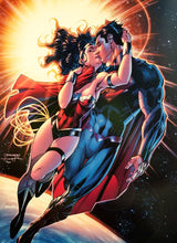 Load image into Gallery viewer, Superman Wonder Woman 12x16 FRAMED Art Print by Jim Lee, New DC Comics