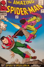 Load image into Gallery viewer, Amazing Spider-Man #39 16x11 Art Print by John Romita (w/ Green Goblin), New Marvel Comics cardstock