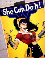 Load image into Gallery viewer, Wonder Woman Bombshells 12x16 FRAMED Art Print by Ant Lucia, New DC Comics