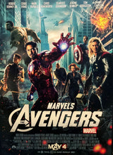 Load image into Gallery viewer, Avengers Chris Evans Chris Hemsworth 12x16 FRAMED Movie Poster Print, New MCU Marvel cardstock