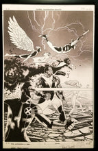 Load image into Gallery viewer, Astonishing X-Men #31 Travis Charest 11x17 FRAMED Original Art Poster Marvel Comics