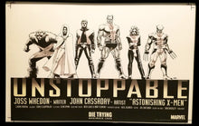 Load image into Gallery viewer, Astonishing X-Men John Cassaday 11x17 FRAMED Original Art Poster Marvel Comics