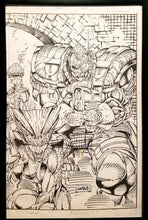 Load image into Gallery viewer, X-Force #1 by Rob Liefeld 11x17 FRAMED Original Art Poster Marvel Comics