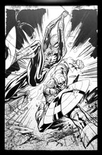 Load image into Gallery viewer, Avenging Spider-Man #1 J. Scott Campbell 11x17 FRAMED Original Art Poster Marvel Comics