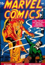 Load image into Gallery viewer, Marvel Comics #1 16x11 Art Print by Frank R. Paul (1939), New cardstock