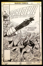 Load image into Gallery viewer, Daredevil #281 by John Romita Jr. 11x17 FRAMED Original Art Poster Marvel Comics