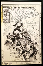 Load image into Gallery viewer, Uncanny X-Men #249 Marc Silvestri 11x17 FRAMED Original Art Poster Marvel Comics