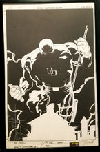 Load image into Gallery viewer, Daredevil Father #1 by Joe Quesada 11x17 FRAMED Original Art Poster Marvel Comics
