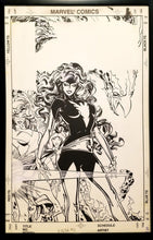 Load image into Gallery viewer, X-Factor #13 Jean Grey Phoenix Walt Simonson 11x17 FRAMED Original Art Poster Marvel Comics