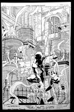Load image into Gallery viewer, Daredevil #3 by Joe Quesada 11x17 FRAMED Original Art Poster Marvel Comics