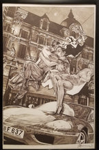 Load image into Gallery viewer, Daredevil #89 by Lee Bermejo 11x17 FRAMED Original Art Poster Marvel Comics