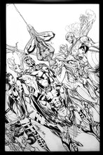 Load image into Gallery viewer, Marvelous Reloaded J. Scott Campbell 11x17 FRAMED Original Art Poster Marvel Comics