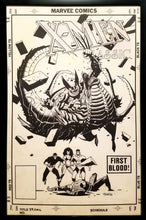 Load image into Gallery viewer, X-Men Classics #59 by Mike Mignola 11x17 FRAMED Original Art Poster Marvel Comics