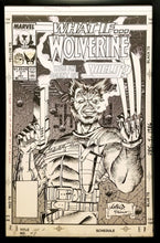 Load image into Gallery viewer, What If #7 Wolverine by Rob Liefeld 11x17 FRAMED Original Art Poster Marvel Comics