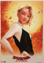 Load image into Gallery viewer, Spider-Verse Spider-Gwen by Ruiz Burgos 8x11 Art Print Marvel Comics