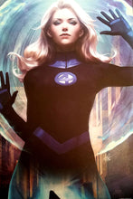 Load image into Gallery viewer, Invisible Woman Art Poster Print by Stanley "Artgerm" Lau, 9.5x14.25 New Marvel Comics