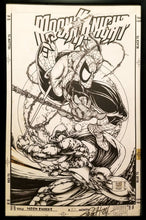 Load image into Gallery viewer, Moon Knight #57 by Stephen Platt 11x17 FRAMED Original Art Poster Marvel Comics