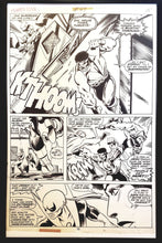 Load image into Gallery viewer, Power Man Iron Fist #49 by John Byrne 11x17 FRAMED Original Art Poster Marvel Comics