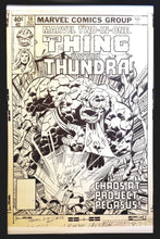 Load image into Gallery viewer, Marvel Two-In-One #55 Thing by John Byrne 11x17 FRAMED Original Art Poster Comics