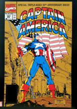 Load image into Gallery viewer, Captain America #383 12x16 FRAMED Art Poster Print by Ron Lim, Marvel Comics