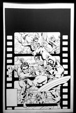Load image into Gallery viewer, Captain America #281 w/ Bucky by Mike Zeck 11x17 FRAMED Original Art Poster Marvel Comics