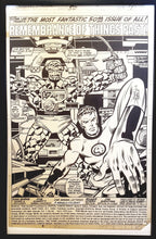 Load image into Gallery viewer, Marvel Two-In-One #50 by John Byrne 11x17 FRAMED Original Art Poster Comics