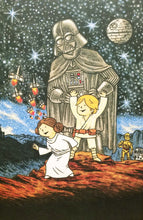 Load image into Gallery viewer, Star Wars Darth Vader 11x16 Art Poster Print by Jeffrey Brown