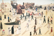Load image into Gallery viewer, Star Wars Mos Eisley Spaceport 11x16 Art Poster Print by Max Dalton
