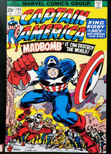 Load image into Gallery viewer, Captain America #193 12x16 FRAMED Art Poster Print by Jack Kirby, 1976 Marvel Comics