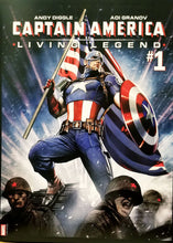 Load image into Gallery viewer, Captain America Living Legend #1 12x16 FRAMED Art Poster Print by Adi Granov, Marvel Comics