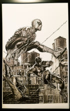 Load image into Gallery viewer, Daredevil #8 Lee Bermejo 11x17 FRAMED Original Art Poster Spider-Man Marvel Comics