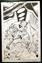 Load image into Gallery viewer, Fantastic Four Select #9 by Alan Davis 11x17 FRAMED Original Art Poster Marvel Comics