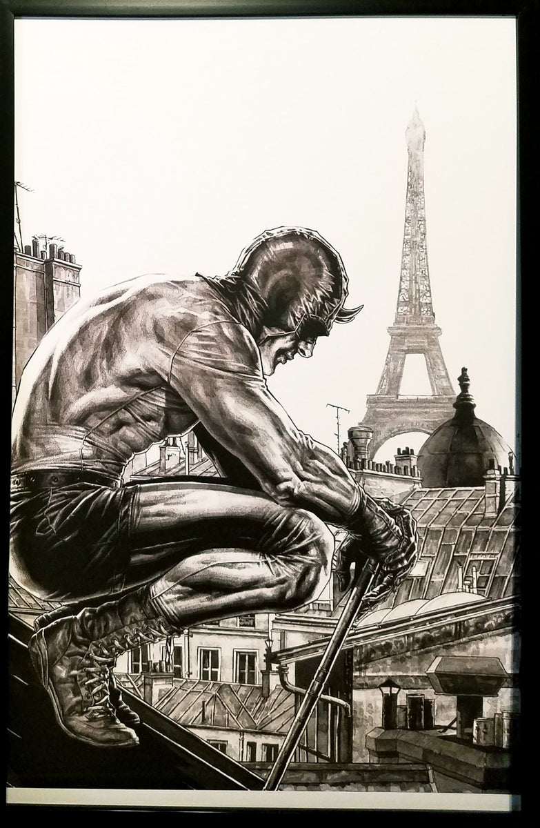 Daredevil #90 Lee Bermejo 11x17 FRAMED Original Art Poster Marvel