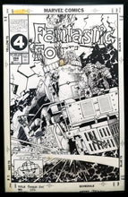 Load image into Gallery viewer, Fantastic Four #354 by Walt Simonson 11x17 FRAMED Original Art Poster Marvel Comics