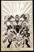 Load image into Gallery viewer, Classic X-Men #19 by Art Adams 11x17 FRAMED Original Art Poster Marvel Comics