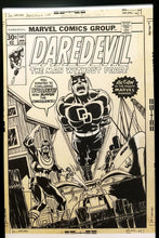 Load image into Gallery viewer, Daredevil #141 by Dave Cockrum 11x17 FRAMED Original Art Poster Marvel Comics