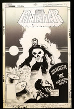 Load image into Gallery viewer, Punisher #6 by Mike Mignola 11x17 FRAMED Original Art Poster Marvel Comics