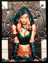 Load image into Gallery viewer, Robyn Hood by Jay Anacleto 12x16 FRAMED Art Print Zenescope Grimm Fairy Tales Comics