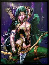 Load image into Gallery viewer, Robyn Hood by Eric Basaldua 12x16 FRAMED Art Print Zenescope Grimm Fairy Tales Comics