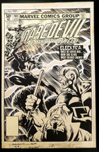 Load image into Gallery viewer, Daredevil #168 by Frank Miller 11x17 FRAMED Original Art Poster Marvel Comics