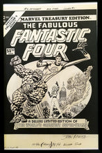 Load image into Gallery viewer, Marvel Treasury Edition #2 by John Romita 11x17 FRAMED Original Art Poster Comics