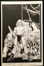 Load image into Gallery viewer, Classic X-Men #21 by Art Adams 11x17 FRAMED Original Art Poster Marvel Comics