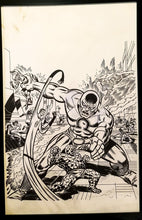 Load image into Gallery viewer, Fantastic Four #132 by Jim Steranko 11x17 FRAMED Original Art Poster Marvel Comics