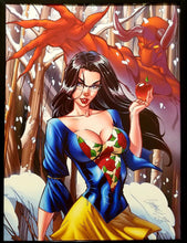 Load image into Gallery viewer, Snow White by J. Scott Cambell 12x16 FRAMED Art Print Zenescope Comics