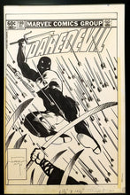 Load image into Gallery viewer, Daredevil #189 by Frank Miller 11x17 FRAMED Original Art Poster Marvel Comics