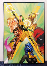 Load image into Gallery viewer, X-Factor w/ Gambit by J. Scott Campbell 8x12 FRAMED Marvel Comic Art Piece