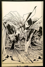 Load image into Gallery viewer, Spawn #8 Todd McFarlane 11x17 FRAMED Original Art Poster Image Comics