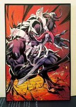 Load image into Gallery viewer, Venom by J. Scott Campbell 8x12 FRAMED Marvel Comic Art Piece